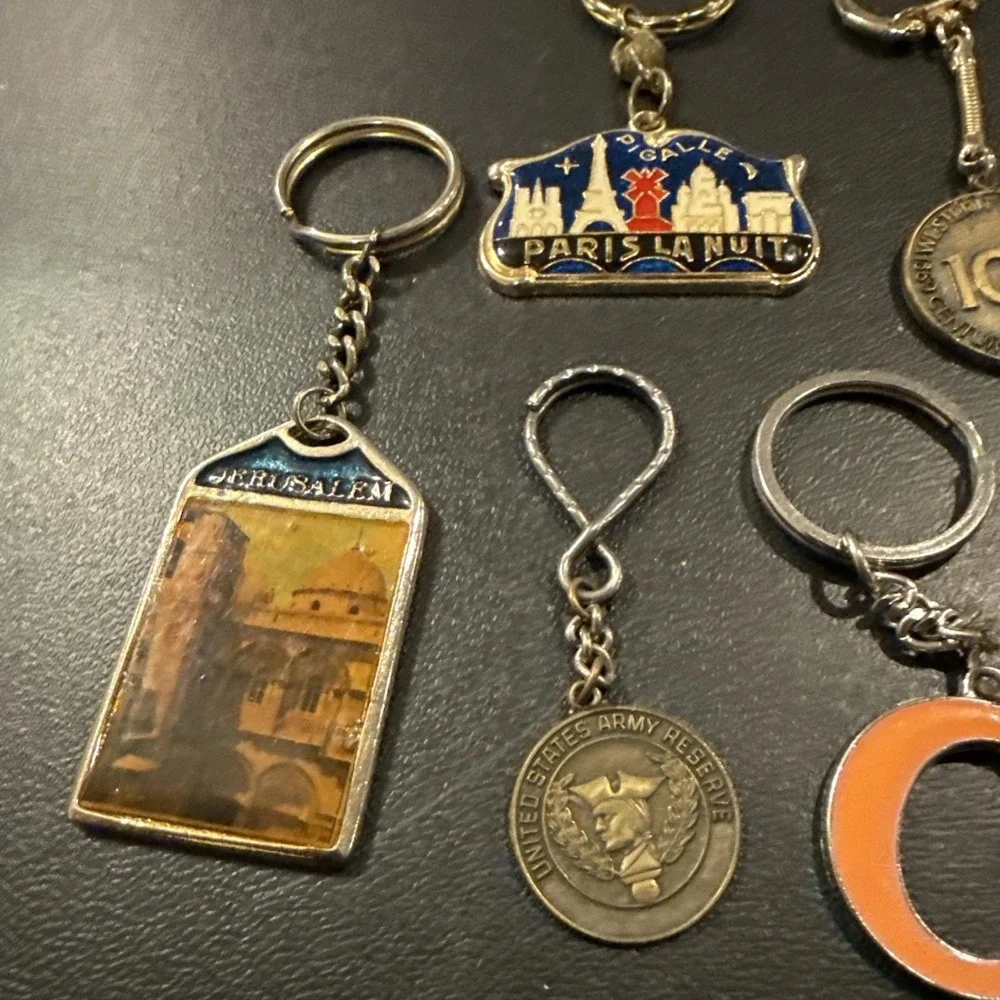 Large Lot‎ Of 13 Collectible Keychains Jim Bean Tahoe Golf Variety